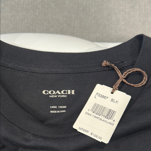***NWT* Coach Womens Black T-Shirt - Picture 2 of 7